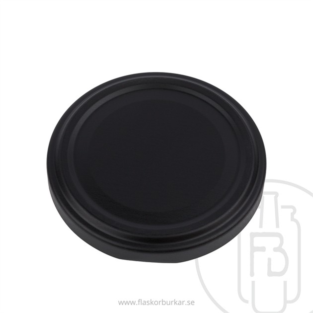 Twist off lid, 66mm, Black matte